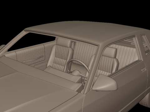 Chevrolet monte carlo ss 1986 3D PRINT MODEL Modello di stampa 3D