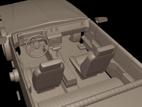 Chevrolet monte carlo ss 1986 3D PRINT MODEL Modello di stampa 3D