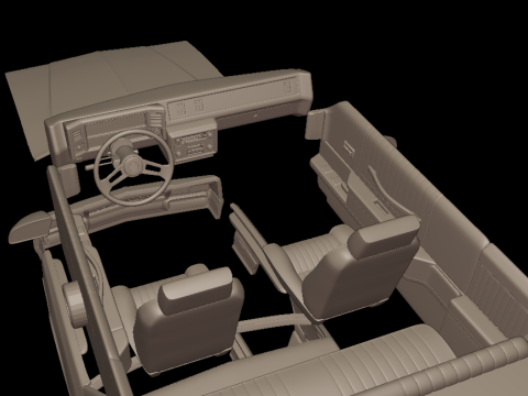 Chevrolet monte carlo ss 1986 3D PRINT MODEL Modello di stampa 3D