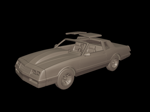 Custom monte carlo 86 ss 3D PRINT MODEL Modèles 3D en vedette