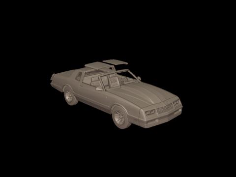 Custom monte carlo 86 ss 3D PRINT MODEL Modelo de Impressão 3D