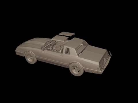 Custom monte carlo 86 ss 3D PRINT MODEL Modelo de Impressão 3D