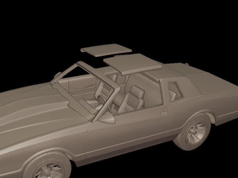 Custom monte carlo 86 ss 3D PRINT MODEL Modelo de Impressão 3D
