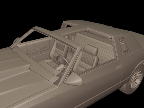Custom monte carlo 86 ss 3D PRINT MODEL Modelo de Impressão 3D