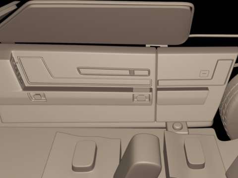 1968 cadillac fleetwood eldorado coupe 3D PRINT MODEL 3D Baskı Modeli