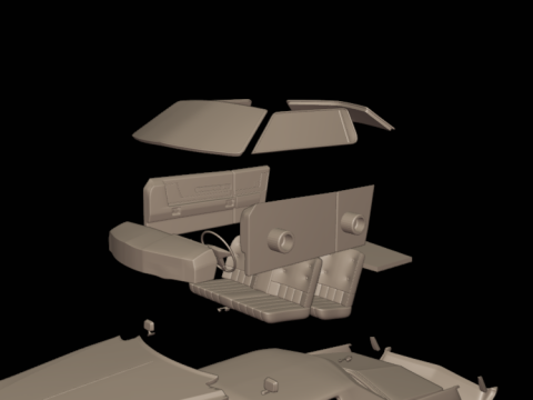 1968 cadillac fleetwood eldorado coupe 3D PRINT MODEL 3D Baskı Modeli