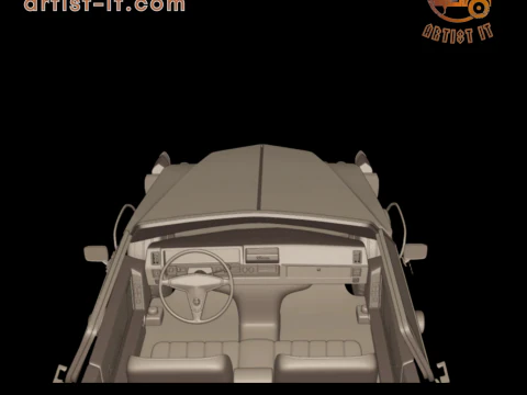 1968 cadillac fleetwood eldorado coupe 3D PRINT MODEL 3D Print Model