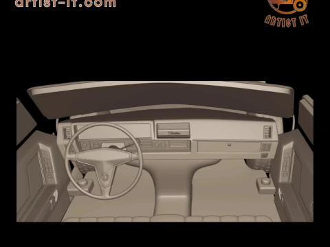 1968 cadillac fleetwood eldorado coupe 3D PRINT MODEL 3D Print Model