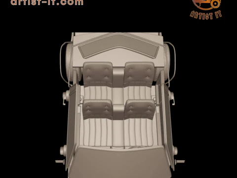 1968 cadillac fleetwood eldorado coupe 3D PRINT MODEL 3D Print Model