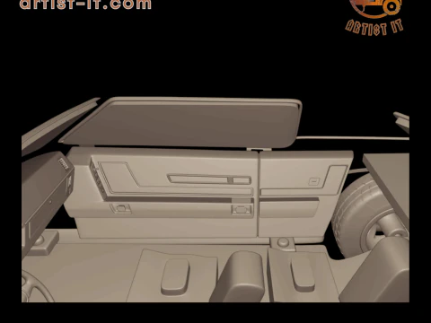 1968 cadillac fleetwood eldorado coupe 3D PRINT MODEL 3D Print Model