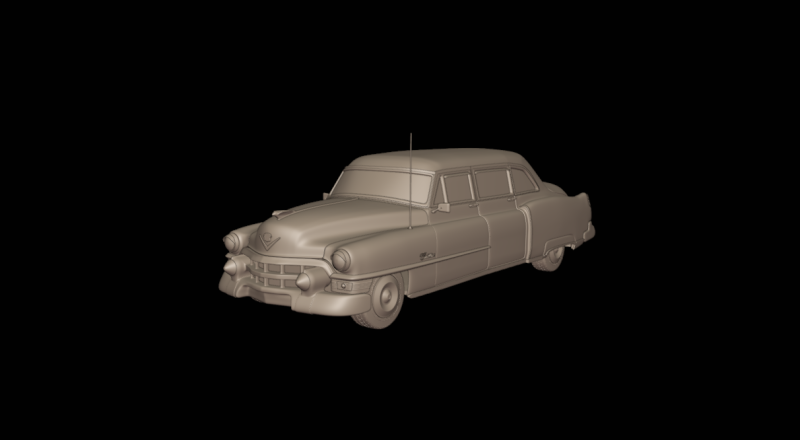 Cadillac 75 Fleetwood Limousine 1953 3D PRINT MODEL Modello di stampa 3D .c4d .max .obj .3ds .fbx .stl .blend 