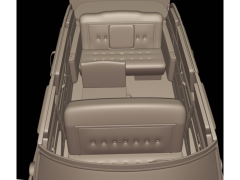 Cadillac 75 Fleetwood Limousine 1953 3D PRINT MODEL Modello di stampa 3D