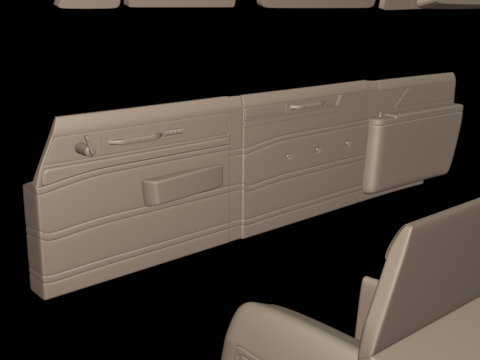 Cadillac 75 Fleetwood Limousine 1953 3D PRINT MODEL Modello di stampa 3D