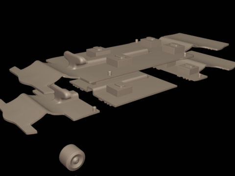 Cadillac 75 Fleetwood Limousine 1953 3D PRINT MODEL Modello di stampa 3D
