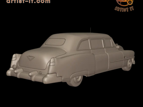 캐딜락 75 플릿우드 리무진 1953 3D 프린트 모델 3D 프린트 모델