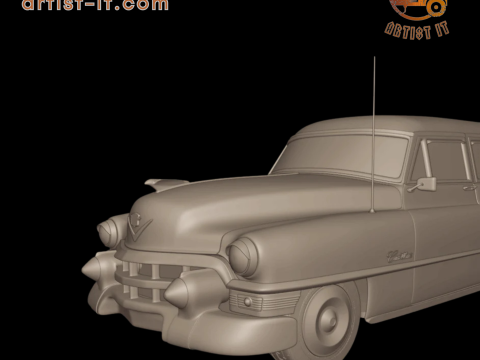캐딜락 75 플릿우드 리무진 1953 3D 프린트 모델 3D 프린트 모델