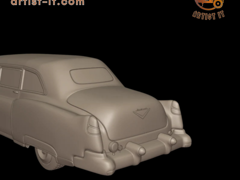 캐딜락 75 플릿우드 리무진 1953 3D 프린트 모델 3D 프린트 모델