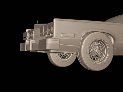 Cadillac eldorado 1983 3d print model Modello di stampa 3D