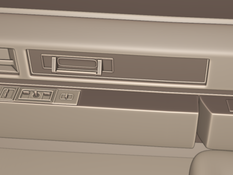 Cadillac eldorado 1983 3d print model Modello di stampa 3D