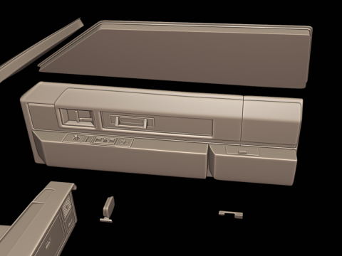 Cadillac eldorado 1983 3d print model Modello di stampa 3D