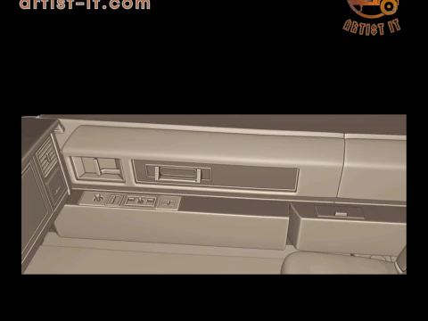 Cadillac eldorado 1983 3d print model 3D Print Model