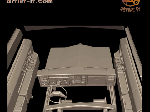 Cadillac eldorado 1983 3d print model 3D Print Model
