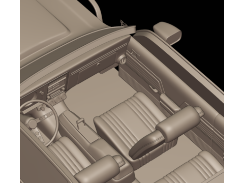 Baldwin motion chevelle 1969 3D Baskı Modeli