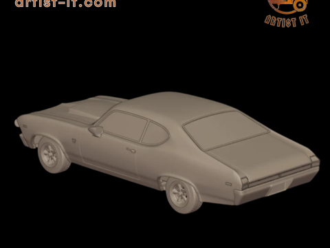 Baldwin motion chevelle 1969 3D Print Model