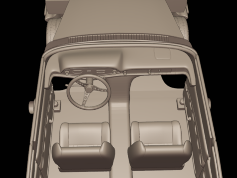 Chevrolet biscayne 2 door sedan 1958 3D Принт Модель