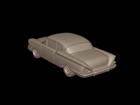 Chevrolet biscayne 2 door sedan 1958 3D Принт Модель