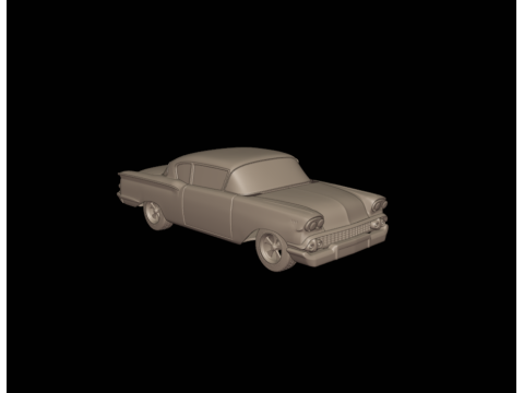 Chevrolet biscayne 2 door sedan 1958 3D Принт Модель