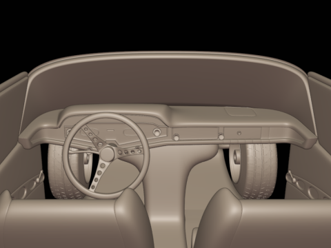 Chevrolet biscayne 2 door sedan 1958 3D Принт Модель
