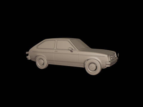 Chevrolet br chevette sl 1976 3D 打印模型