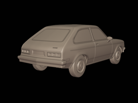 Chevrolet br chevette sl 1976 3D 打印模型