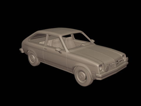 Chevrolet br chevette sl 1976 3D 打印模型