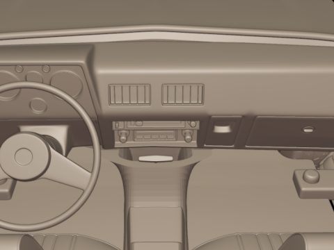 Chevrolet br chevette sl 1976 3D 打印模型
