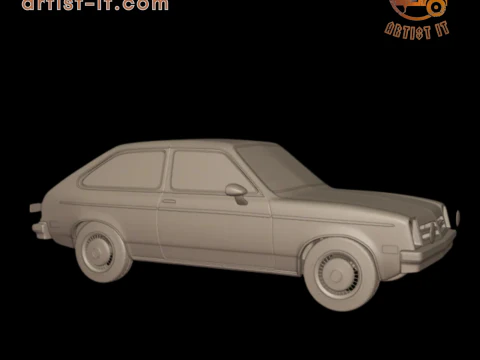 Chevrolet br chevette sl 1976 3D Print Model