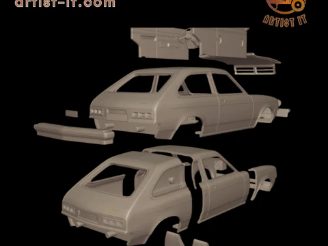 Chevrolet br chevette sl 1976 3D Print Model