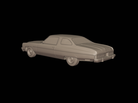 CHEVROLET CAPRICE 1975 3D Druckmodell