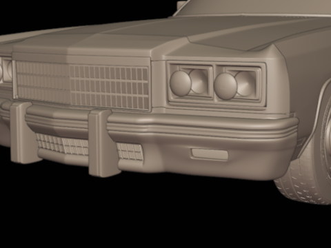 CHEVROLET CAPRICE 1975 3D Druckmodell