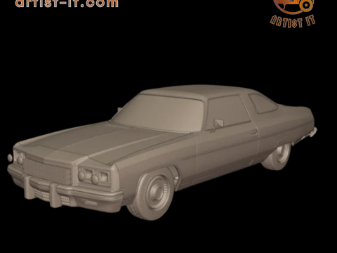 CHEVROLET CAPRICE 1975 3D printmodel