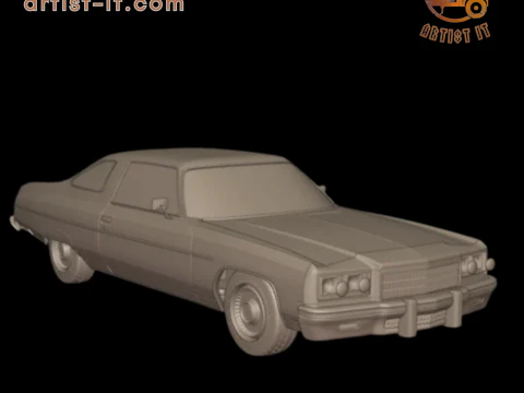 CHEVROLET CAPRICE 1975 3D Print Model