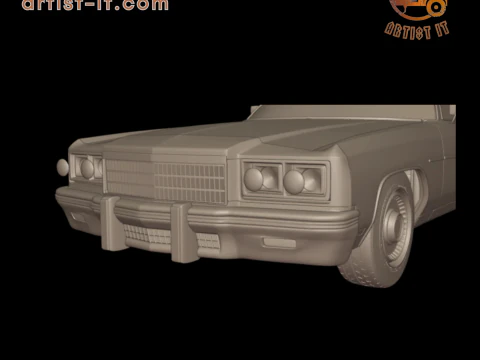 CHEVROLET CAPRICE 1975 3D Print Model