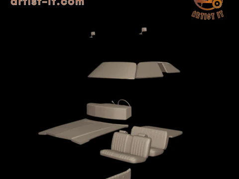CHEVROLET CAPRICE 1975 3D Print Model
