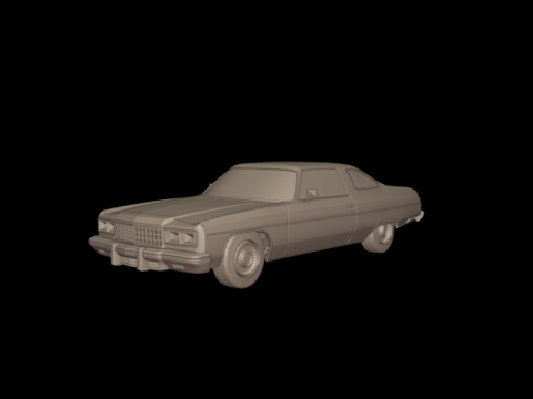 CHEVROLET CAPRICE 1976 3Dプリントモデル