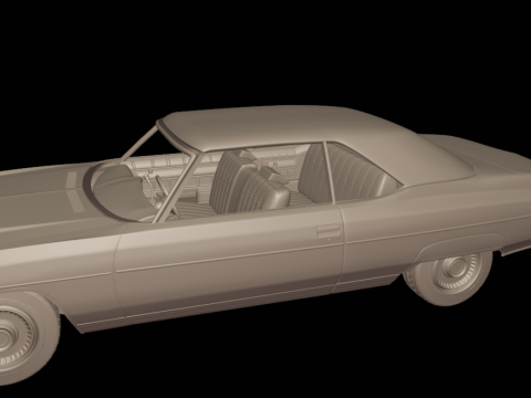 CHEVROLET CAPRICE CONVERTABLE 1973 Model Cetak 3D