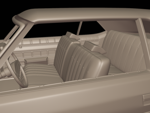 CHEVROLET CAPRICE CONVERTABLE 1973 Model Cetak 3D