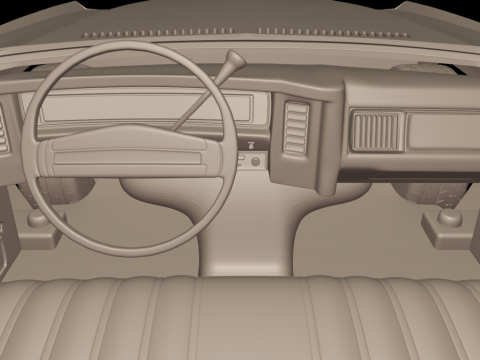 CHEVROLET CAPRICE CONVERTABLE 1973 Model Cetak 3D