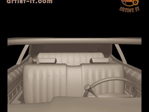 CHEVROLET CAPRICE CONVERTABLE 1973 3D Print Model
