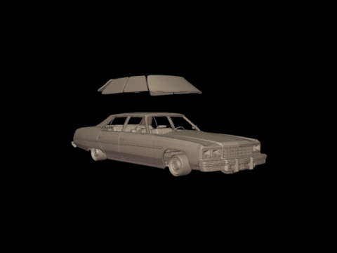 Chevrolet caprice 76 four doors 3D 프린트 모델